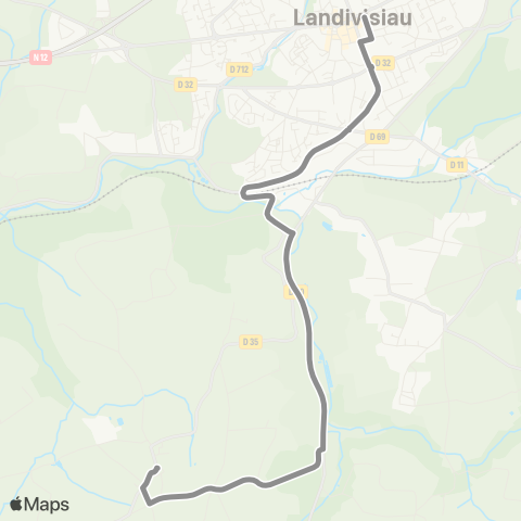 BreizhGo Car 29 Loc Eguiner-Landivisiau map