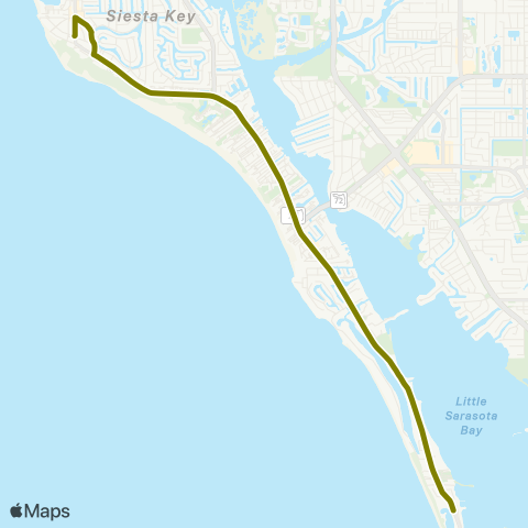 Breeze Transit Siesta Islander map