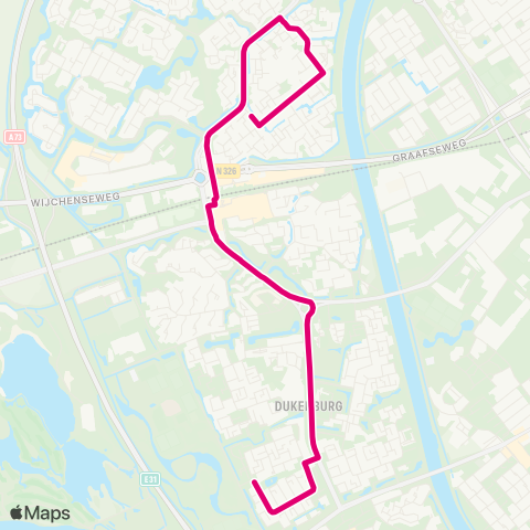 Breng Nijmegen Aldenhof - Dukenburg - Lindenholt Oost map