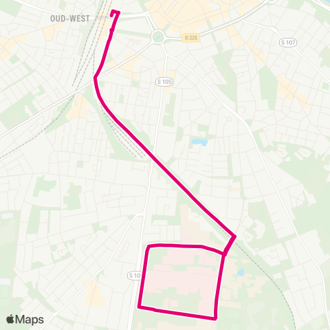 Breng Nijmegen CS - Heyendaal - CS map