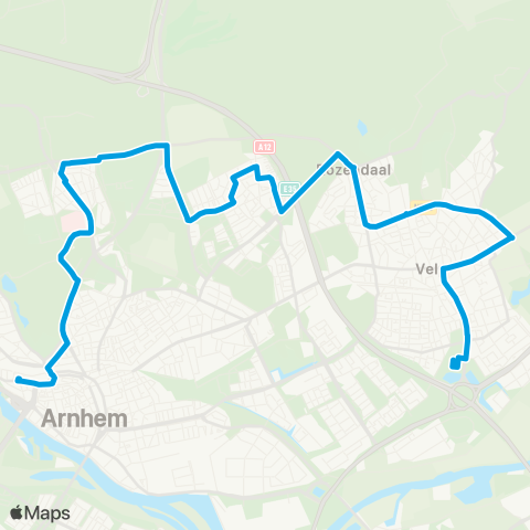 Breng Arnhem CS - Velp map