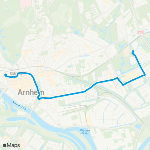 Breng Arnhem CS - Elsweide map