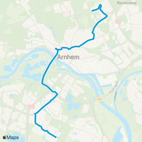 Breng Arnhem Geitenkamp - Rijkerswoerd map