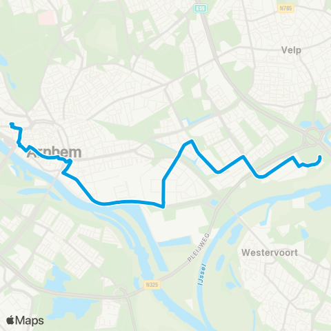 Breng Arnhem CS - IJsseloord 2 map