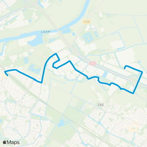 Breng Westervoort Station - Duiven Centerpoort Noord map