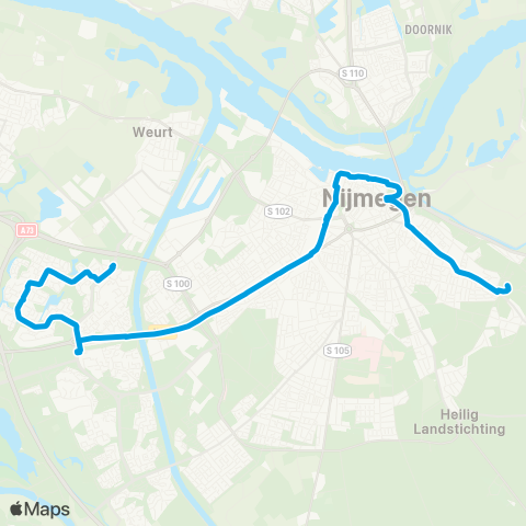 Breng Arnhem CS - De Laar map