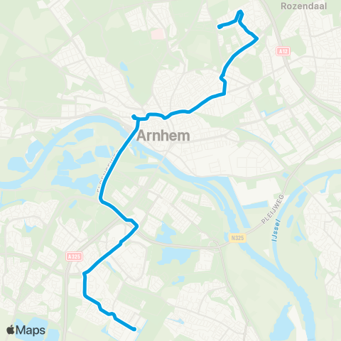 Breng Arnhem Geitenkamp - Rijkerswoerd map