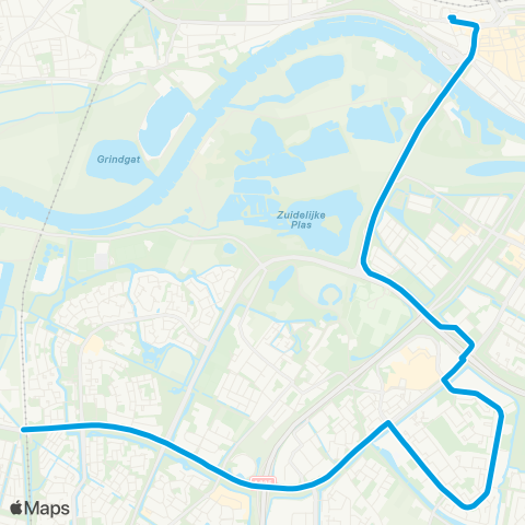 Breng Station Arnhem Zuid - Arnhem CS map