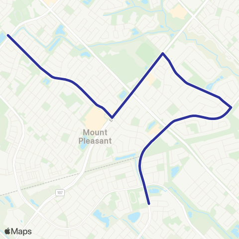 Brampton Transit St. Roch 212 map