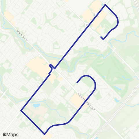 Brampton Transit Turner Fenton 200 map