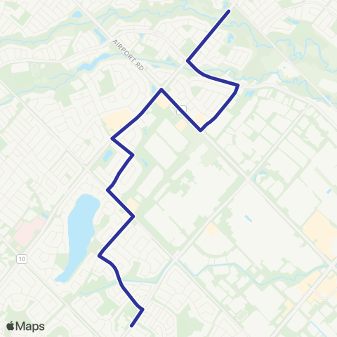 Brampton Transit Chinguacousy 211 map