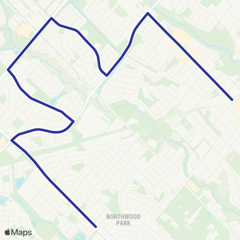 Brampton Transit David Suzuki 216 map