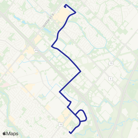 Brampton Transit South Industrial map