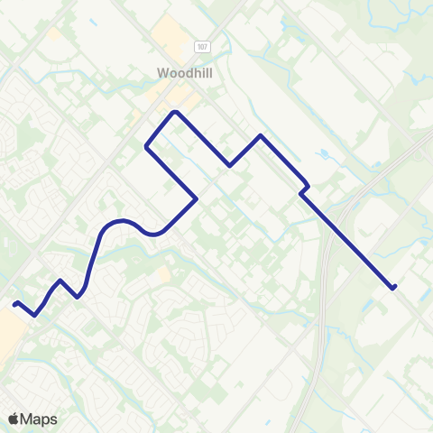 Brampton Transit East Industrial map