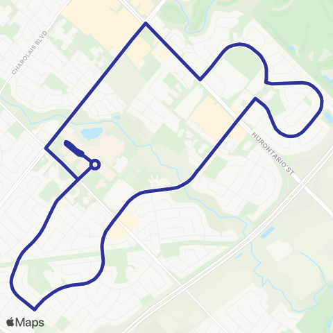 Brampton Transit Kingknoll map