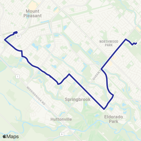 Brampton Transit Elbern Markell map