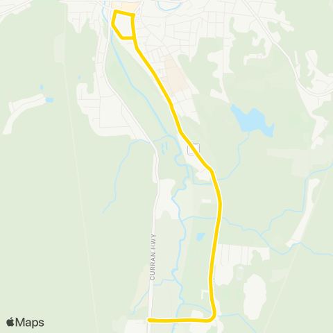 BRTA North Adams Loop map