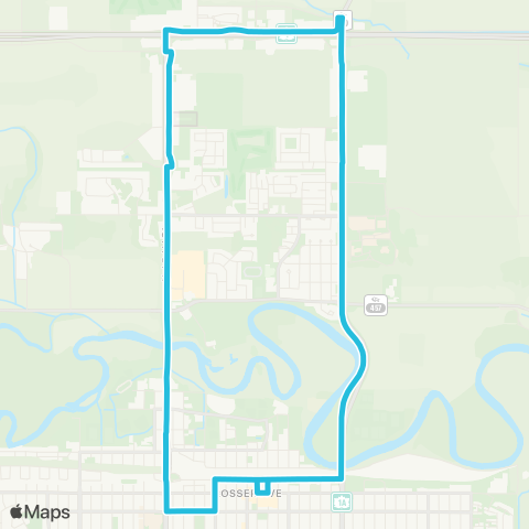 Brandon Transit TransCanada map