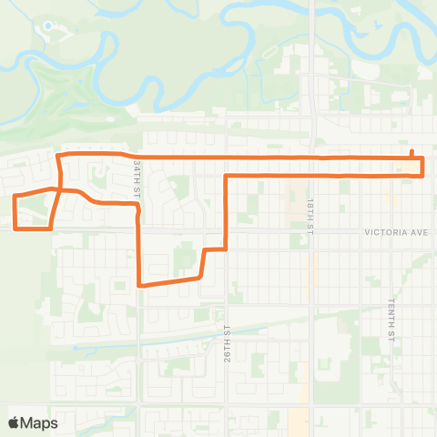 Brandon Transit Riverheights West map