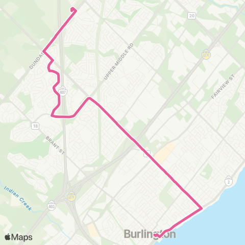 Burlington Transit Guelph map