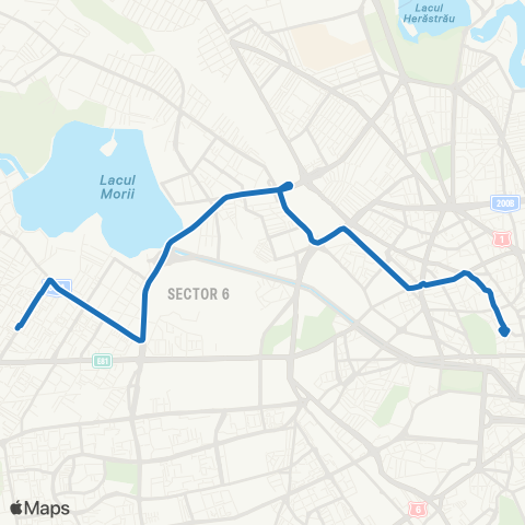 STB - Societatea de Transport București Sala Palatului–Complex Comercial Apusului map