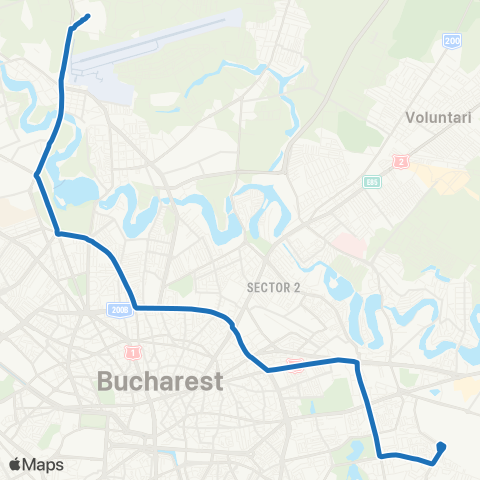 STB - Societatea de Transport București Faur–Complex Comercial Baneasa map