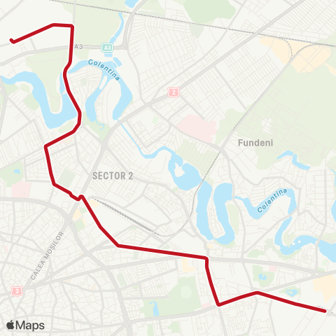 STB - Societatea de Transport București Republica–Platforma Industriala Pipera map