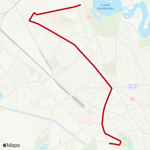 STB - Societatea de Transport București Piata Presei–Bd. Banu Manta map