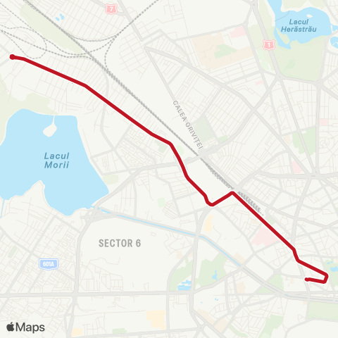 STB - Societatea de Transport București Vasile Parvan–Cartier 16 Februarie map