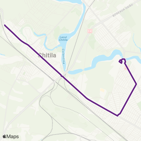 STCM Ecotrans Straulesti–Pasaj Cfr Chitila map