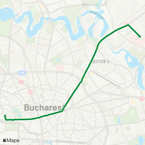 STB - Societatea de Transport București Spitalul Fundeni–Vasile Parvan map