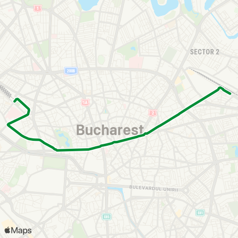 STB - Societatea de Transport București Gara de Nord–Baicului map