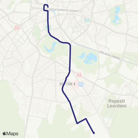 STB - Societatea de Transport București Vulcan Berceni–Piata Unirii 4 map