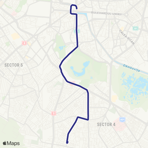 STB - Societatea de Transport București Piata Unirii 4–Piata Resita map