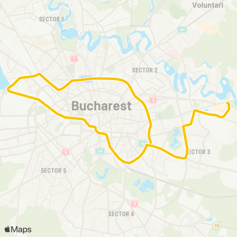 Metroul București Pantelimon / Republica - Dristor 2 map