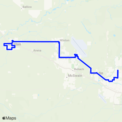 The Bus Livingston Commuter map