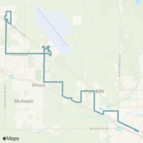 The Bus Winton Commuter map