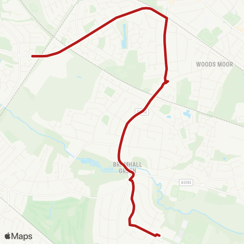 Belle Vue Coaches  map