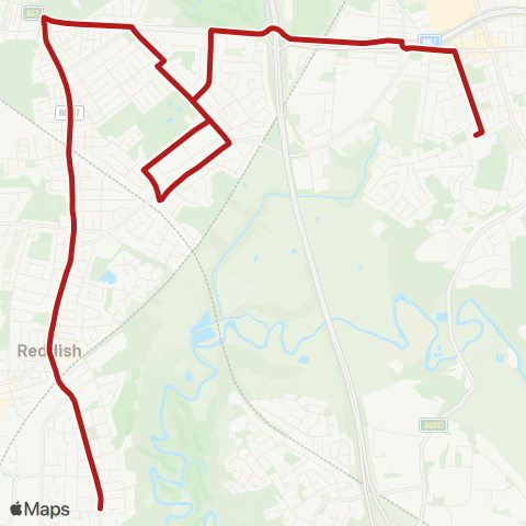 Belle Vue Coaches  map