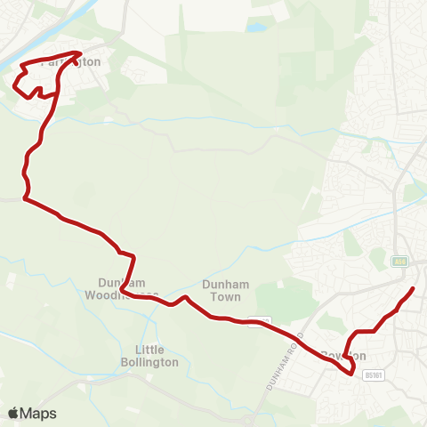 Belle Vue Coaches  map