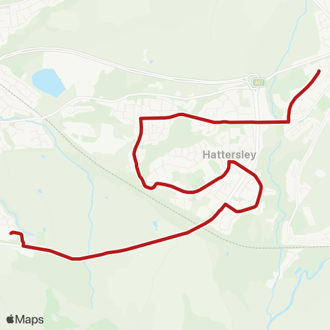 Belle Vue Coaches  map