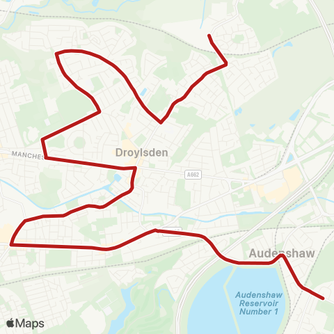 Belle Vue Coaches  map