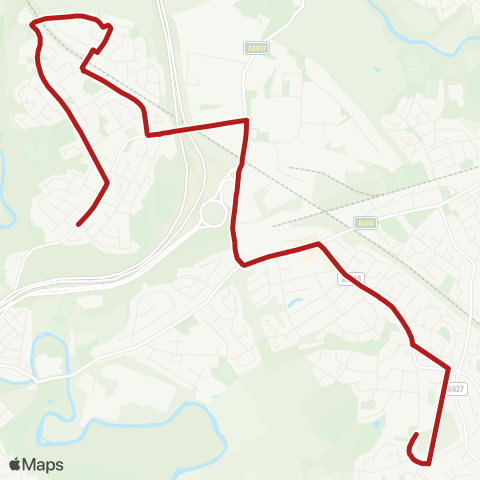 Belle Vue Coaches  map