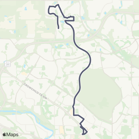 Calgary Transit Nolan Hill map