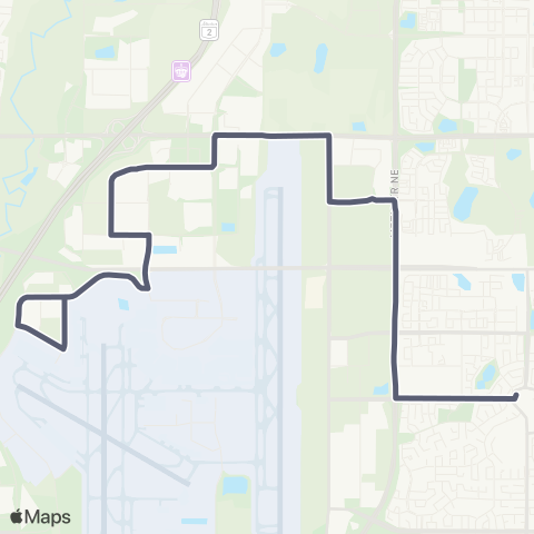 Calgary Transit Freeport map