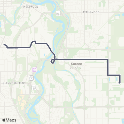 Calgary Transit Starfield Industrial map