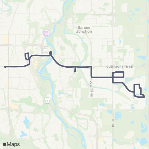 Calgary Transit Point Trotter Industrial map