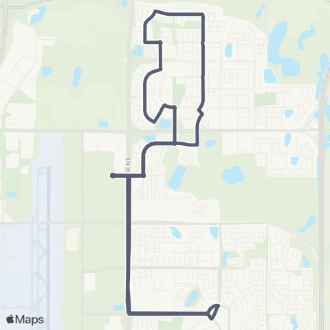 Calgary Transit West Skyview Ranch / Redstone map