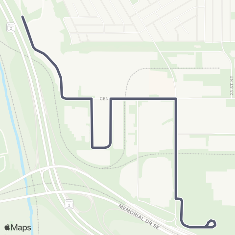 Calgary Transit Willowglen map