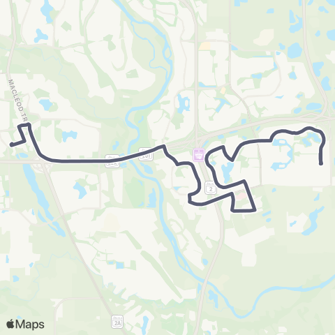 Calgary Transit Somerset / Mahogany map